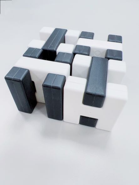 H建構積木(黑白色)